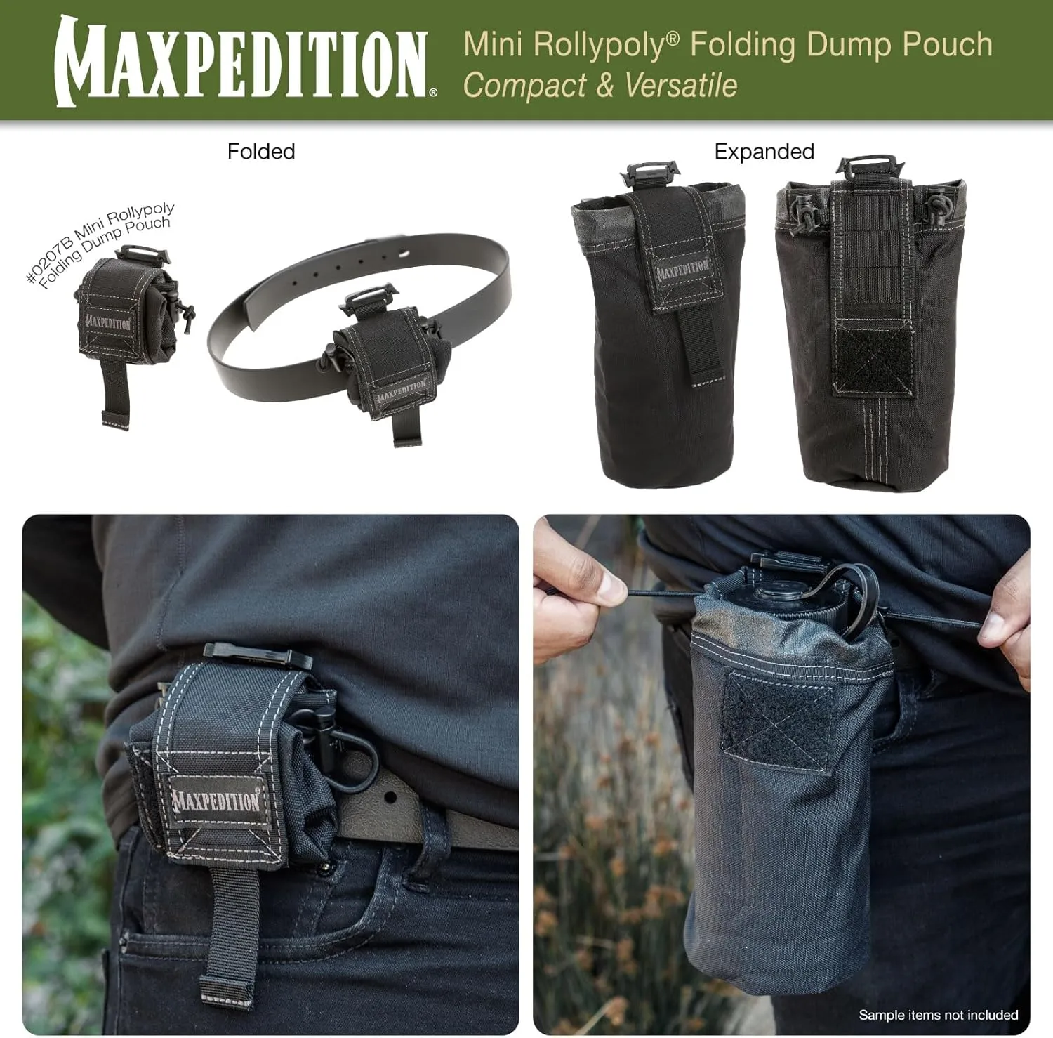 MAXPEDITION Mini Rollypoly Folding Dump Pouch