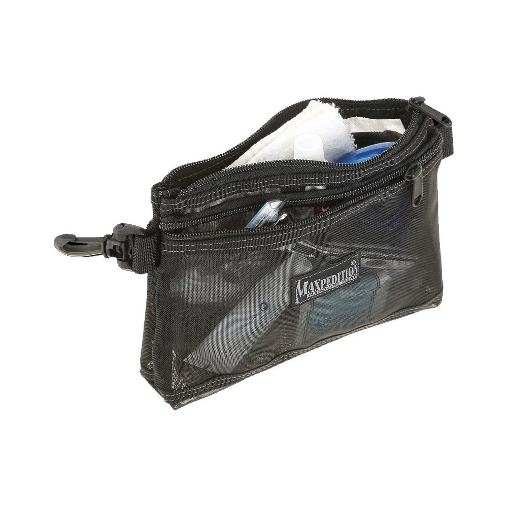 MAXPEDITION Gear Moire Pouch 8 x 6-Inch Black Mesh