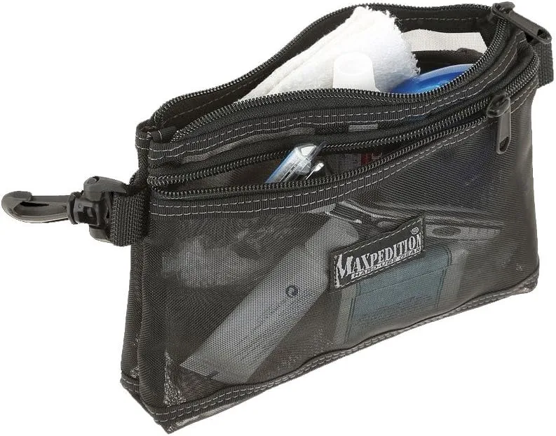 MAXPEDITION Gear Moire Pouch 8 x 6-Inch Black Mesh