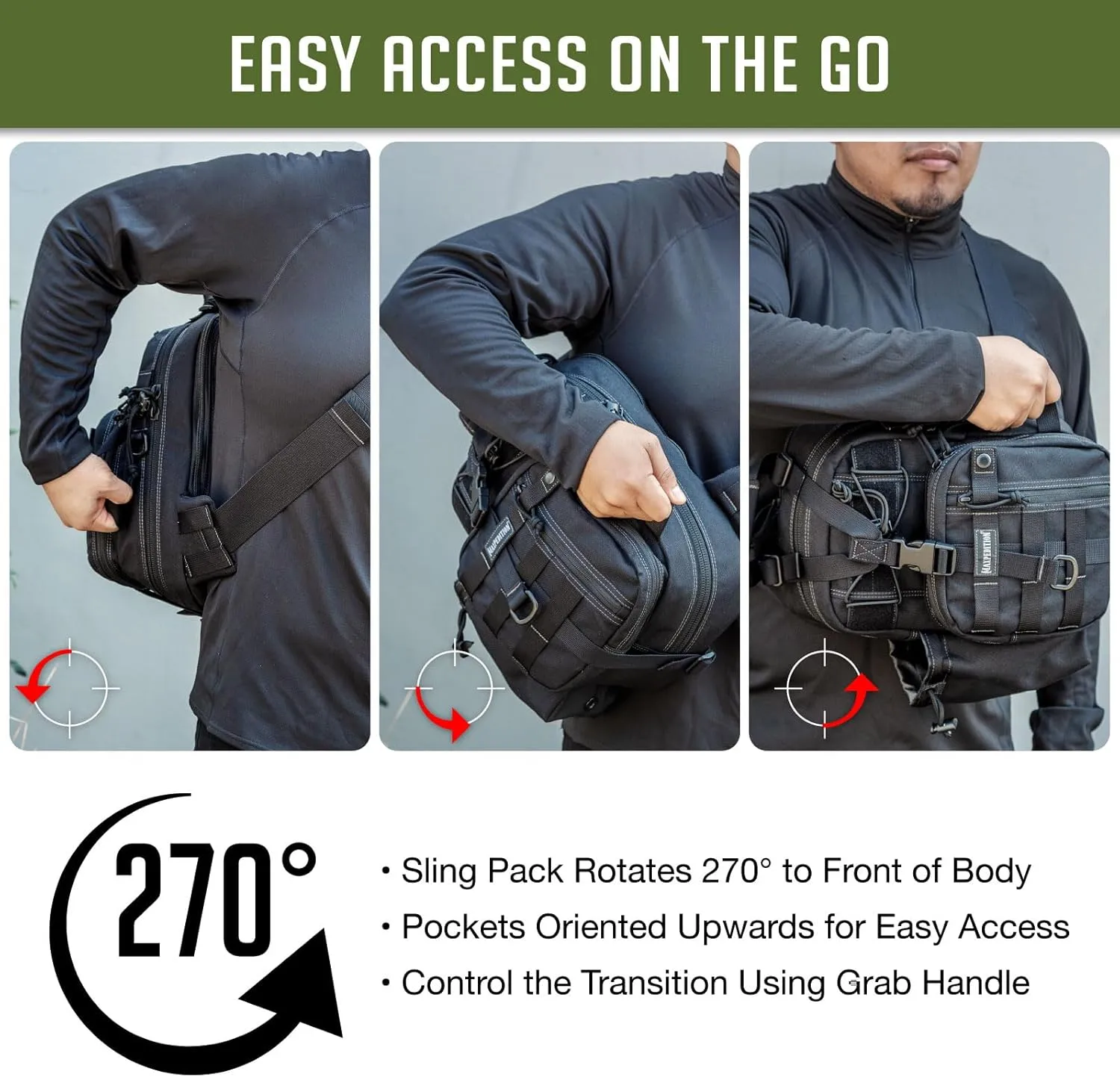 Maxpedition Noatak Gearslinger Black