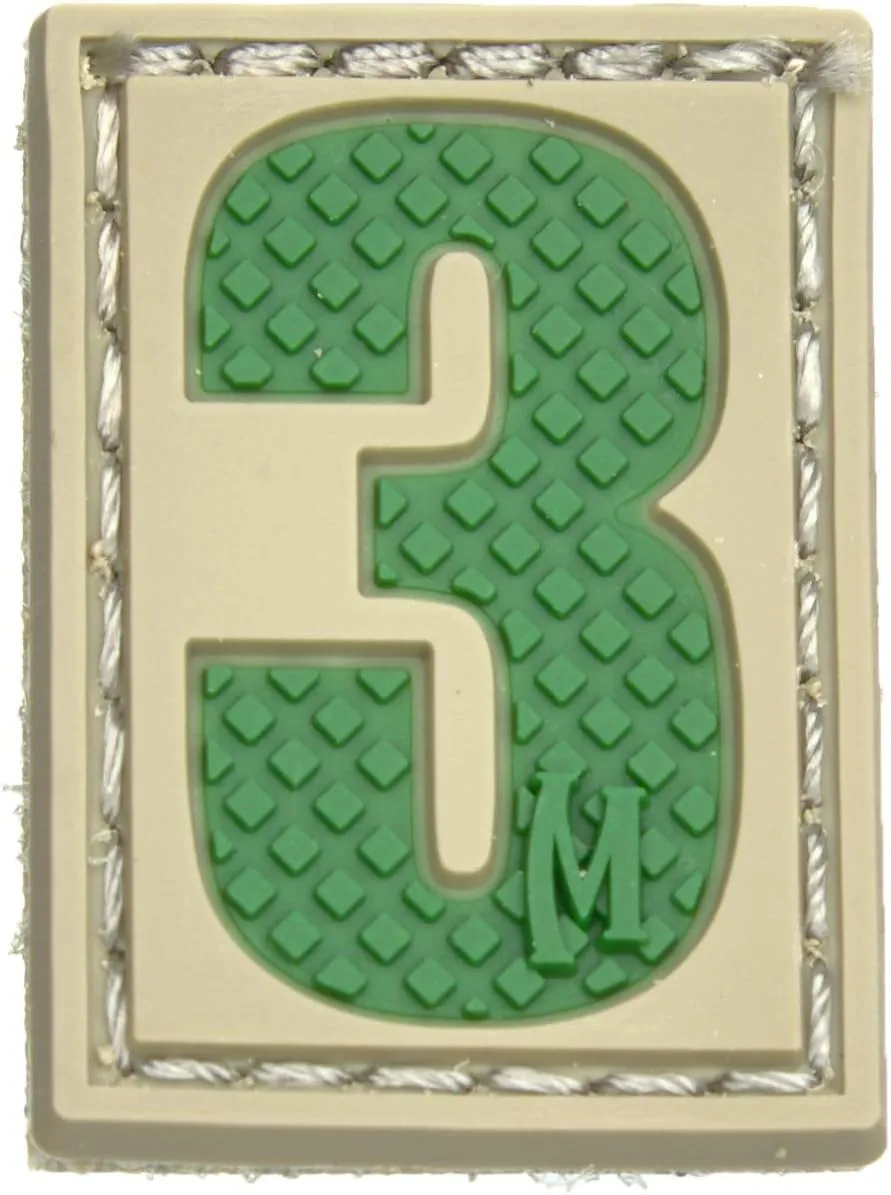 MAXPEDITION Number 3 Morale PVC Patch