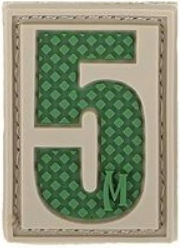 MAXPEDITION Number 5 PVC Morale Patch
