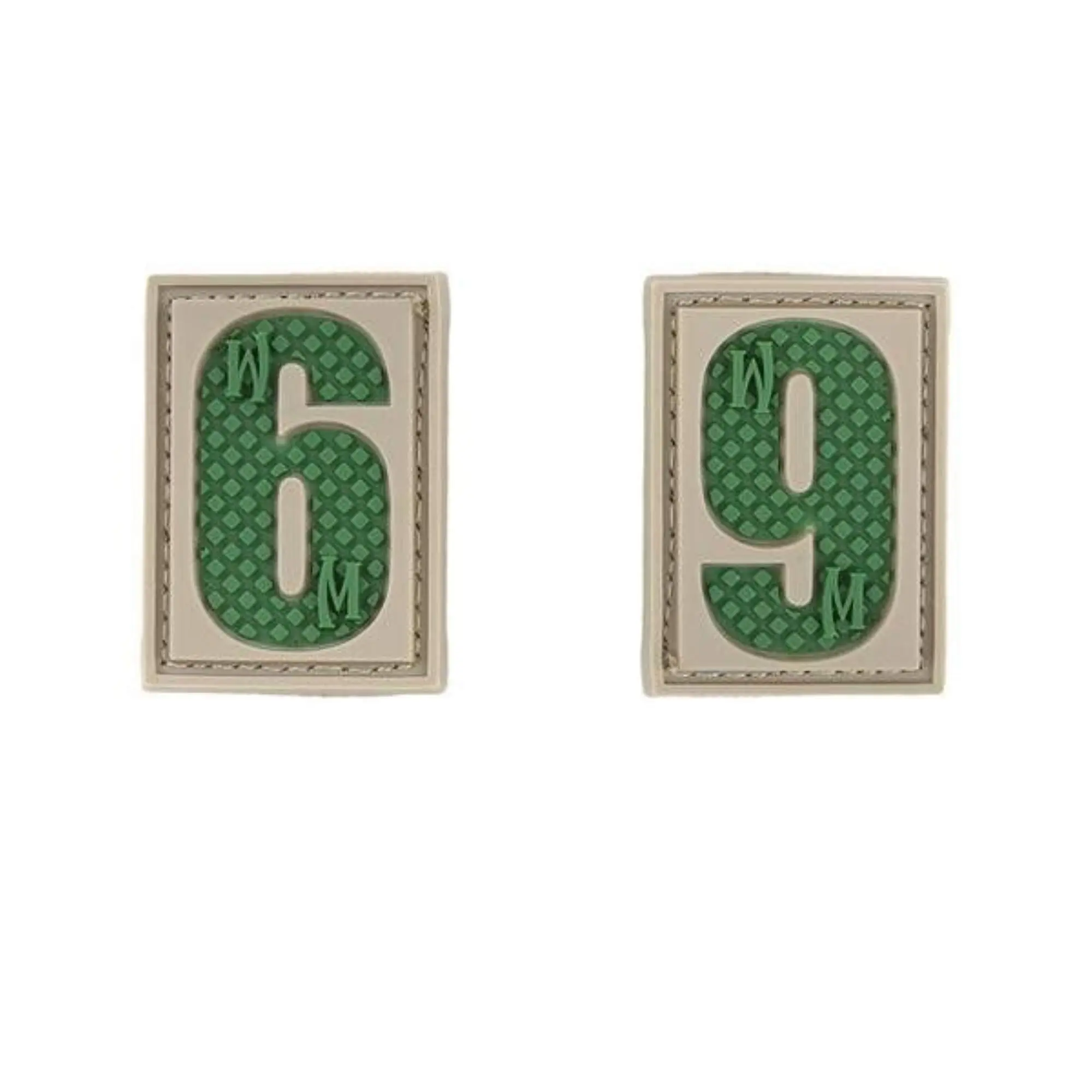 Maxpedition Gear Number 6/9 Patch 0.84 x 1.18-Inch Arid
