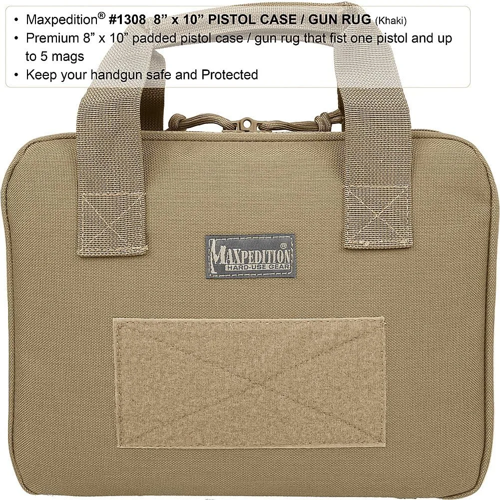 Maxpedition Pistol Case/Gun Rug, Black, 8 -Inch x 10 -Inch