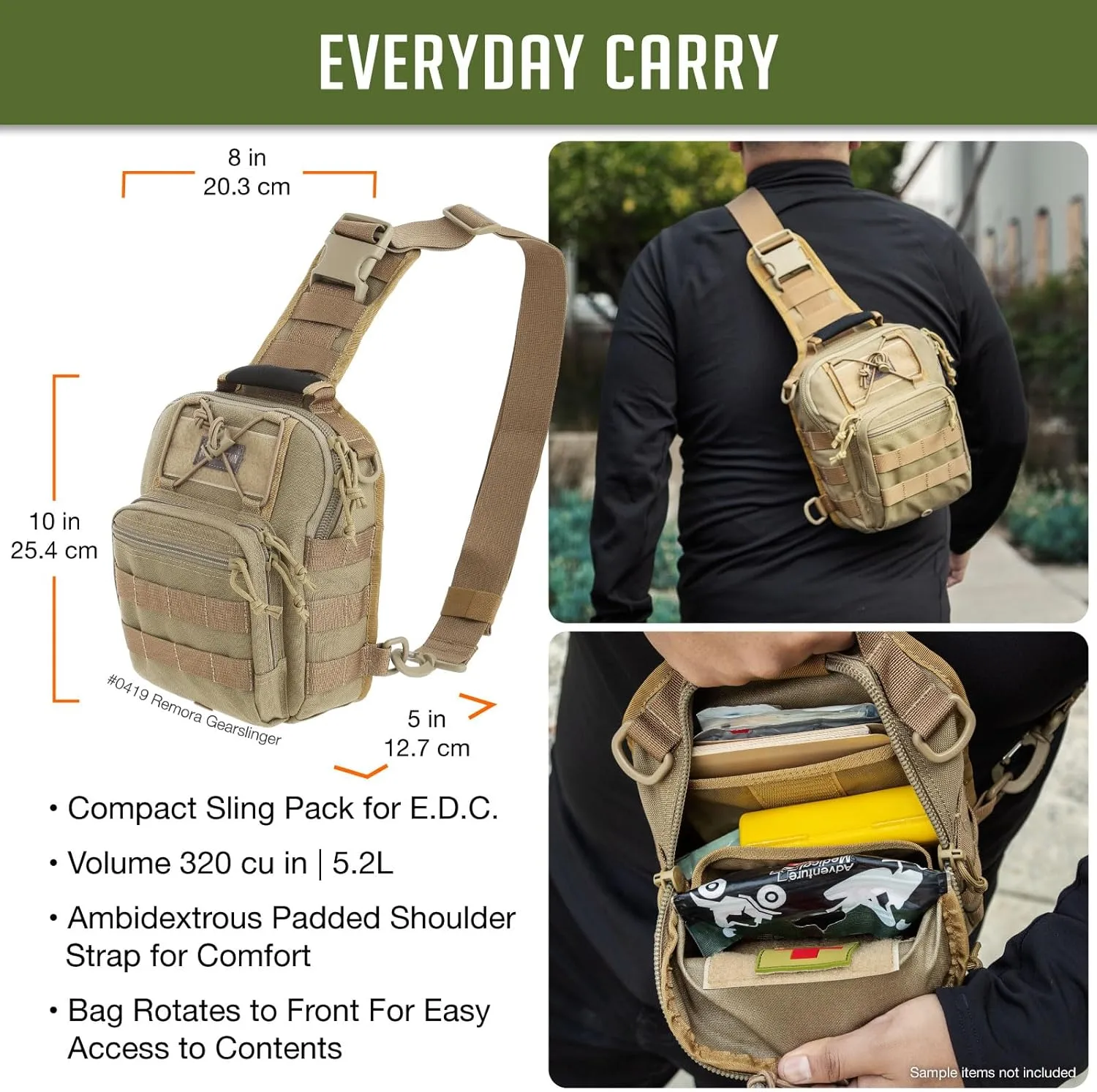 MAXPEDITION Remora Gearslinger Sling Bag