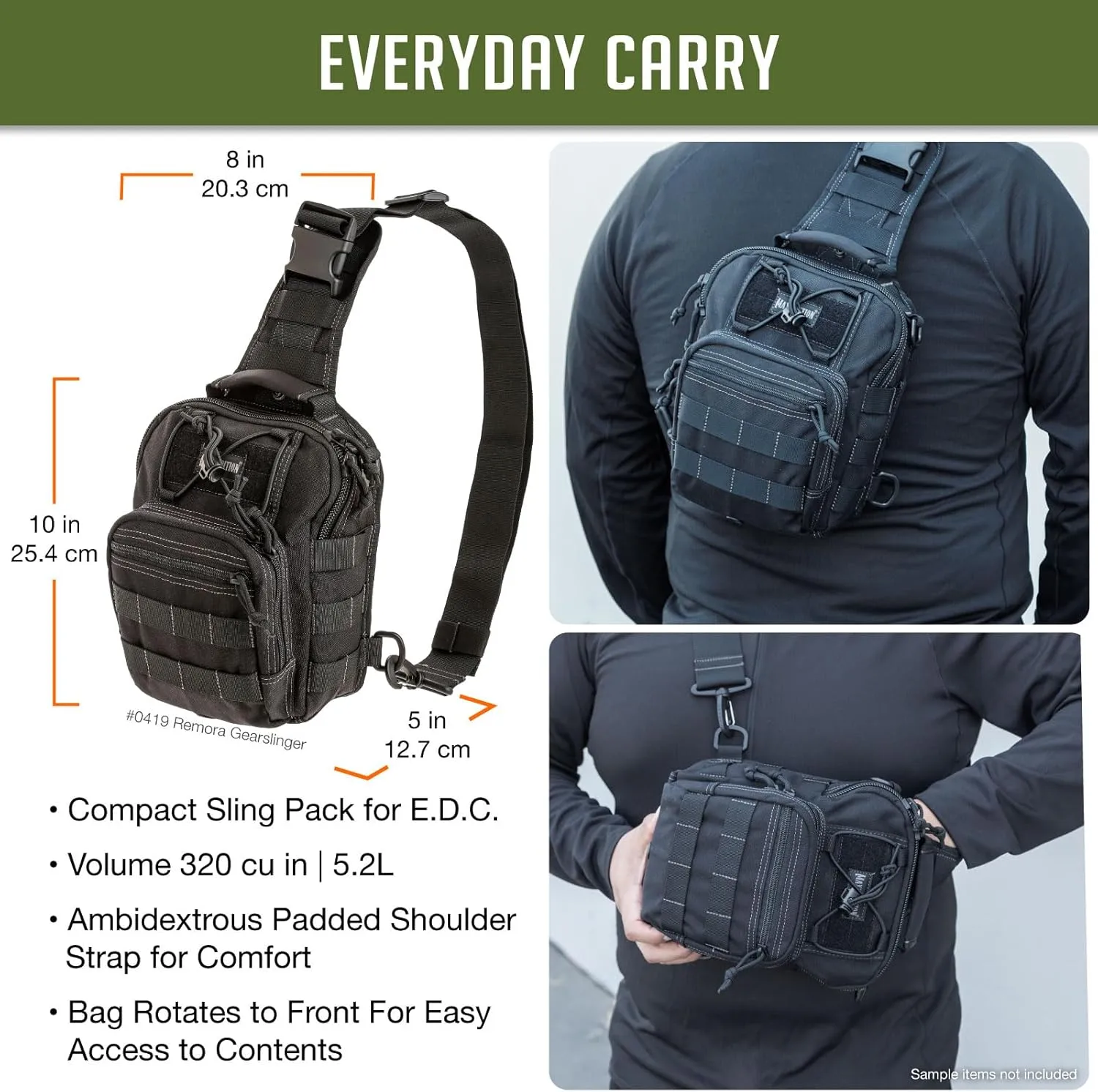 MAXPEDITION Remora Gearslinger Sling Bag