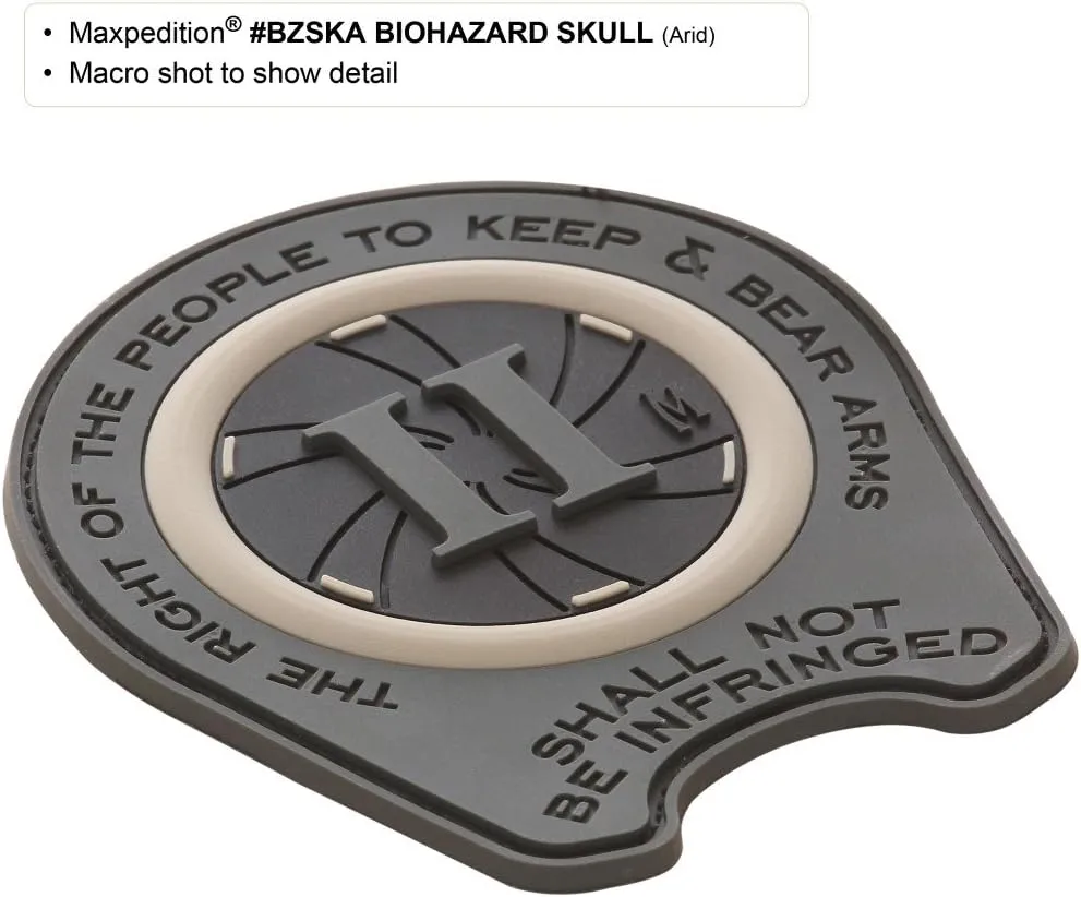 MAXPEDITION Gear Right to Bear Arms PVC Morale Patch