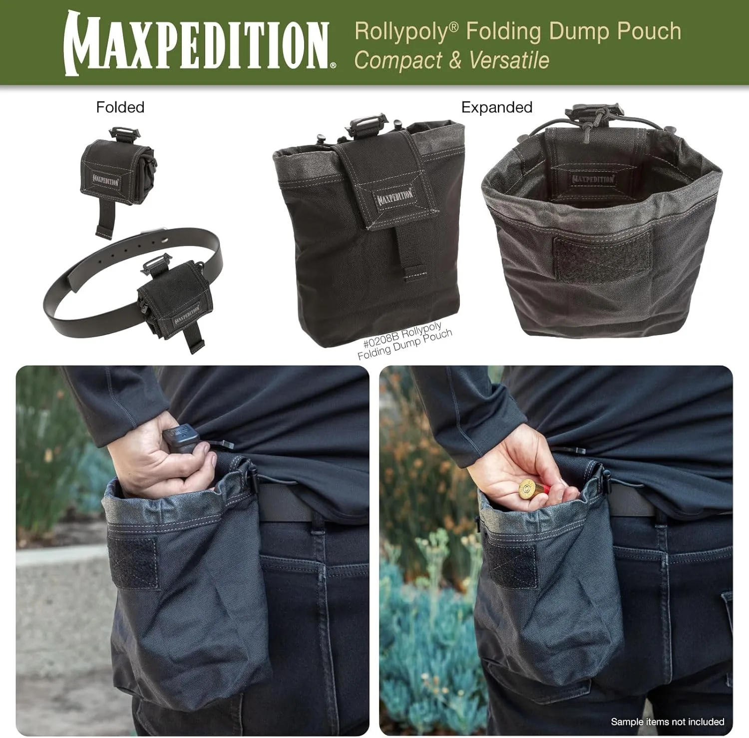 Maxpedition Rollypoly Folding Dump Pouch
