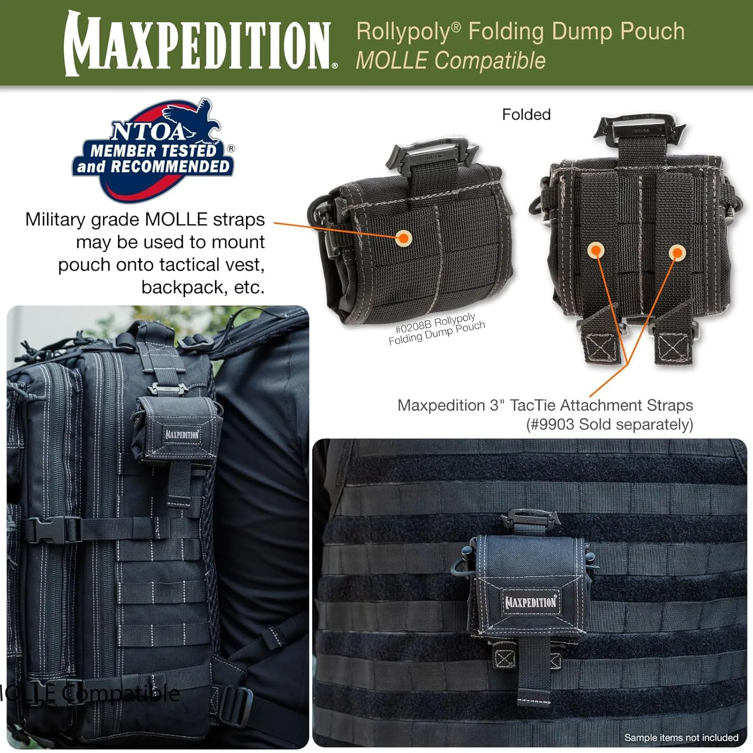 Maxpedition Rollypoly Folding Dump Pouch