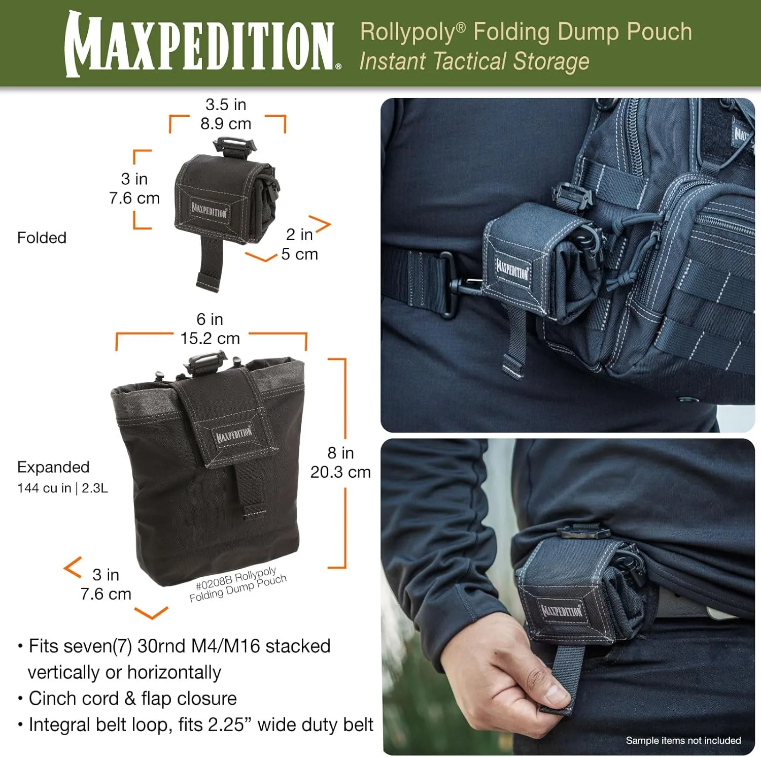 Maxpedition Rollypoly Folding Dump Pouch