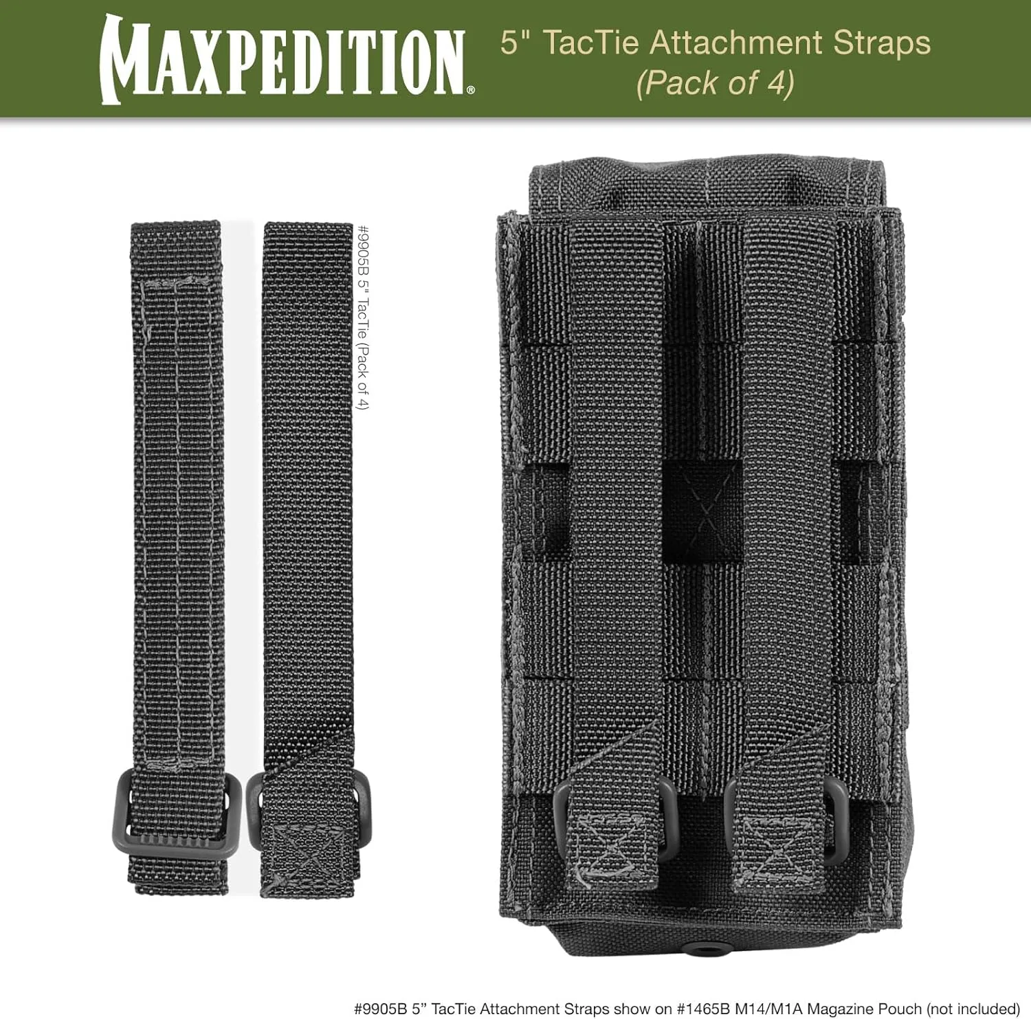 MAXPEDITION TacTie MOLLE Attachment Straps