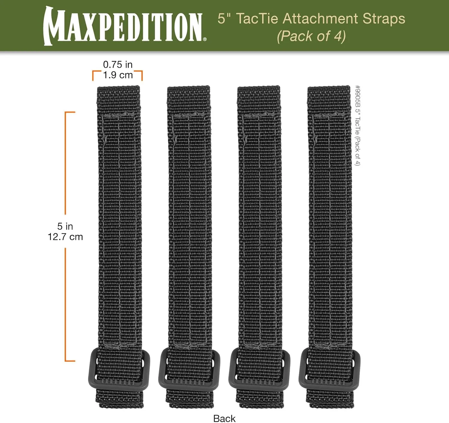 MAXPEDITION TacTie MOLLE Attachment Straps