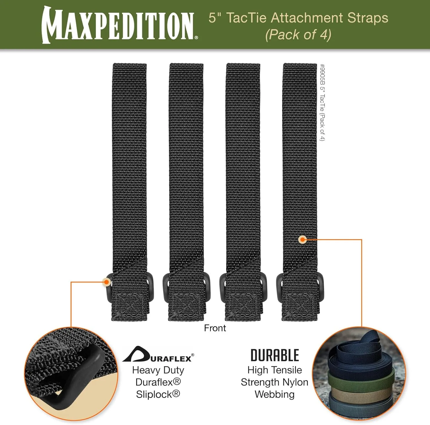 MAXPEDITION TacTie MOLLE Attachment Straps