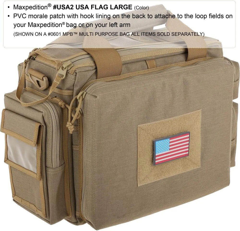 MAXPEDITION USA Flag PVC Morale Patch