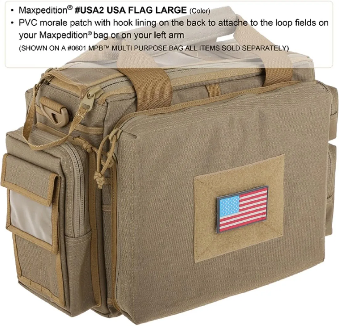 MAXPEDITION USA Flag PVC Morale Patch
