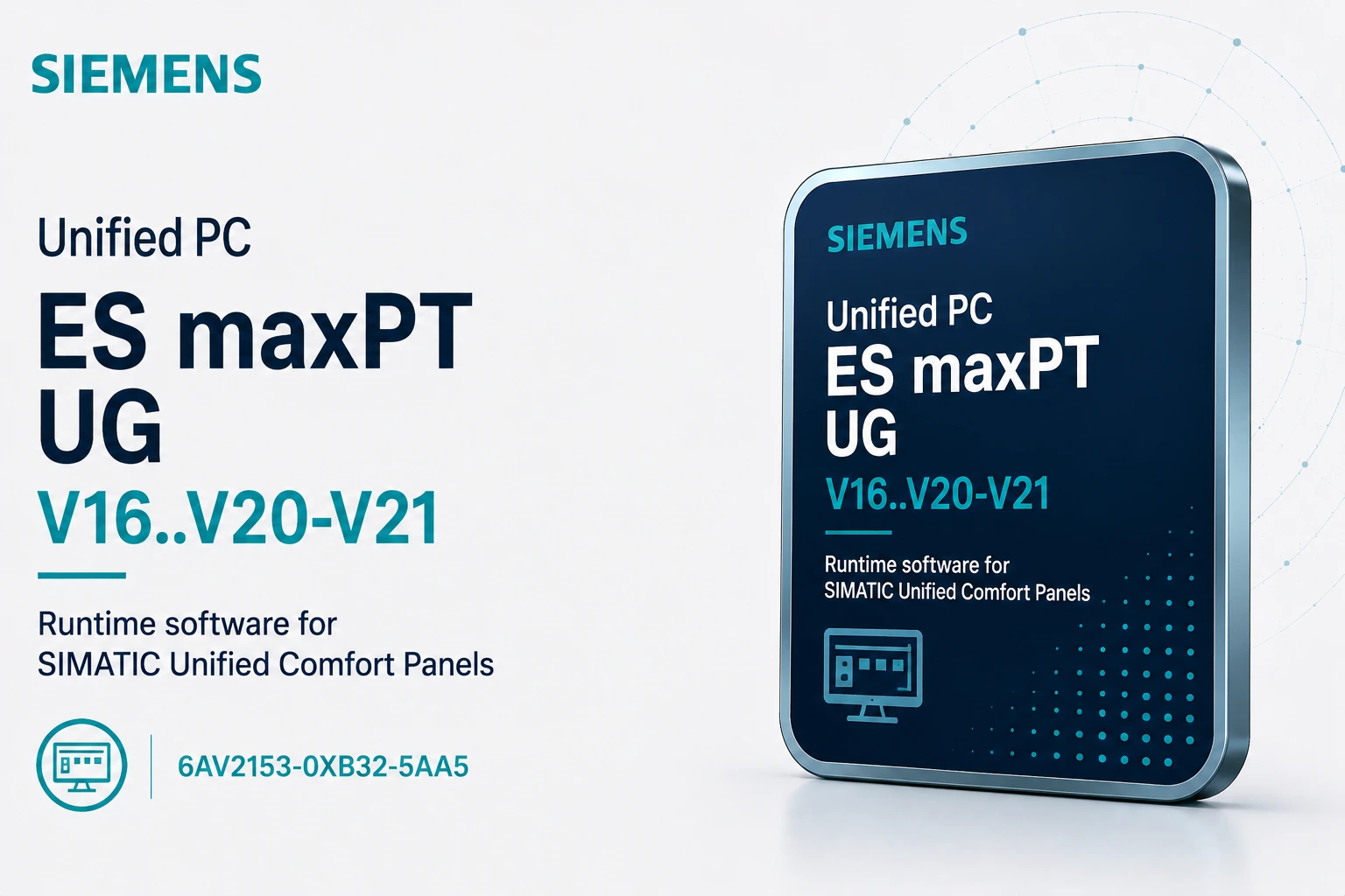 Siemens, Unified PC ES maxPT UG V16..V20-V21, 6AV2153-0XB32-5AA5