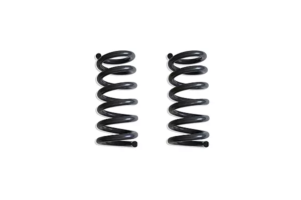 MaxTrac 753520-8 2in Front Lift Coils Pair - Hot Wound Steel, Powder Coated Grey