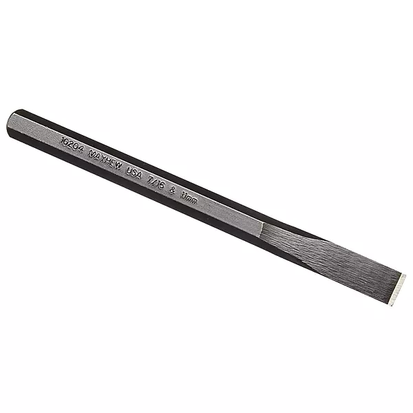 Mayhew Tools 10204 Cold Chisel, 7/16" - 11 mm x 6-1/2", Black Oxide Finish