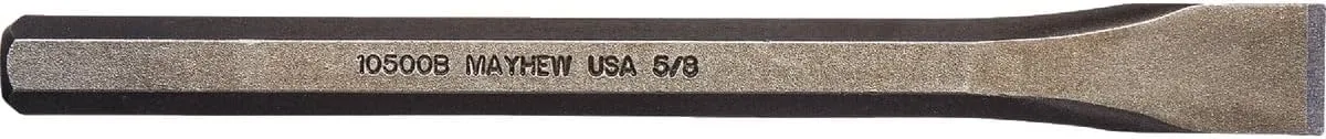 Mayhew Tools 10502 Carded Cold Chisel, 5/8" x 6-1/2", Shot Blast Finish 5/8 x 6-1/2 in