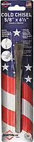 Mayhew Tools 10502 Carded Cold Chisel, 5/8" x 6-1/2", Shot Blast Finish 5/8 x 6-1/2 in