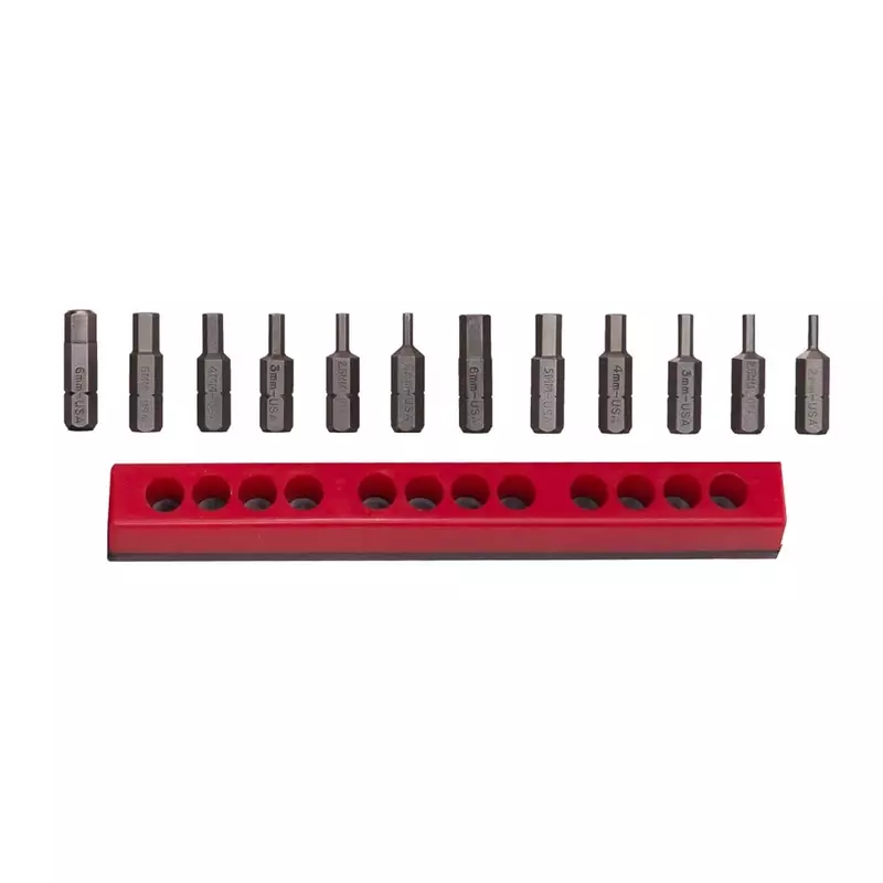 12 PC METRIC HEX & TAMPER HEX - BIT SET