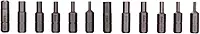 12 PC METRIC HEX & TAMPER HEX - BIT SET
