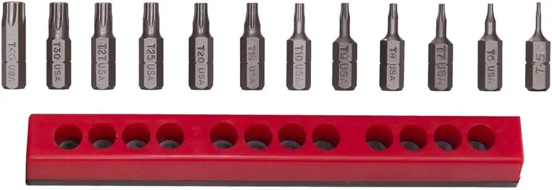 12 PC SLOTTED & PHILLIPS- BIT SET