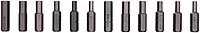 Mayhew Tools 18004 12-Piece Insert Bit Set, SAE Hex and Tamper Hex