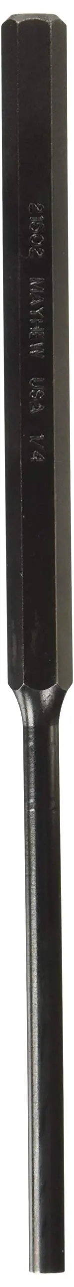Mayhew Pro 21502 1/4-Inch Black Oxide Extra-Long Pin Punch