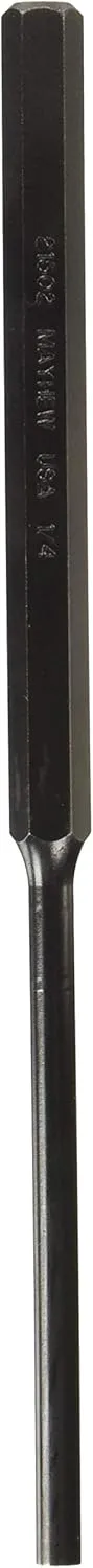 Mayhew Pro 21502 1/4-Inch Black Oxide Extra-Long Pin Punch