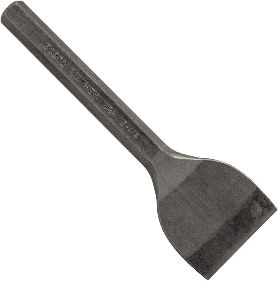 Mayhew Tools Mason Chisel, Shot-Blast Finish