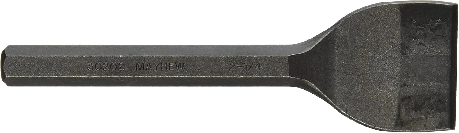 Mayhew Tools Mason Chisel, Shot-Blast Finish