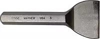 Mayhew Select 35002 3-by-7-Inch Carded Mason Chisel No Handguard ,Black 3 inch No Handguard