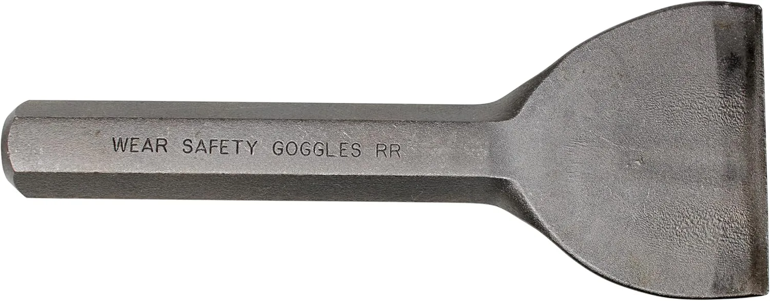 Mayhew Select 35002 3-by-7-Inch Carded Mason Chisel No Handguard ,Black 3 inch No Handguard