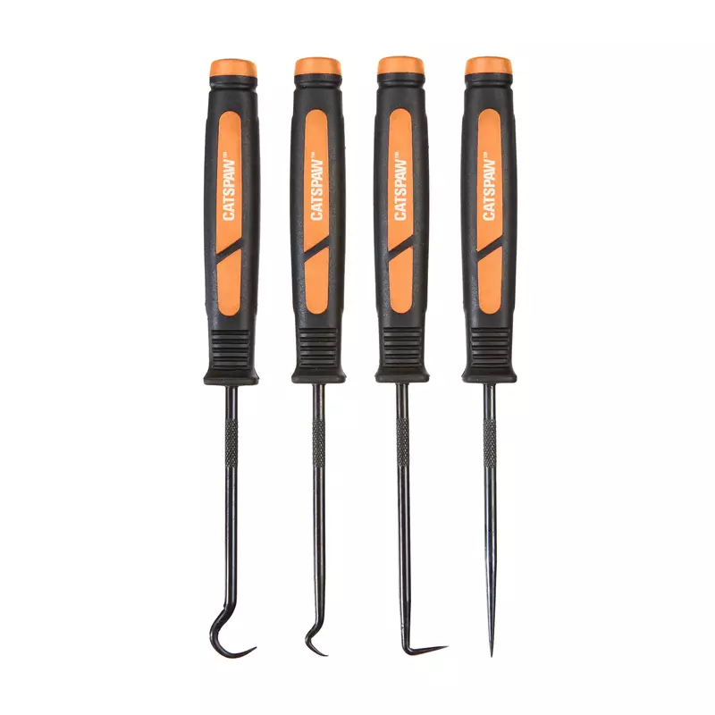 Mayhew Tools 60003 CatsPaw Mini Hook and Pick Set, Chrome-Vanadium, 4-Piece Set