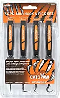 Mayhew Tools 60003 CatsPaw Mini Hook and Pick Set, Chrome-Vanadium, 4-Piece Set