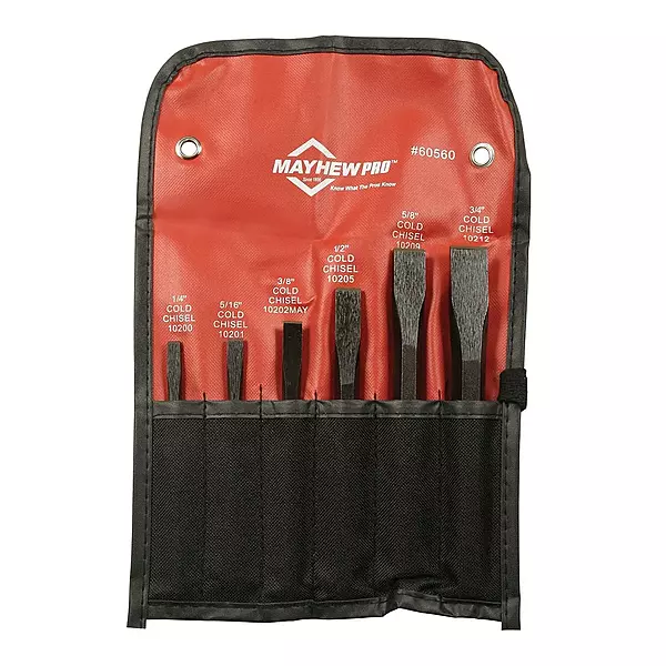 Mayhew Pro 60560 Cold Chisel Kit, 6-Piece