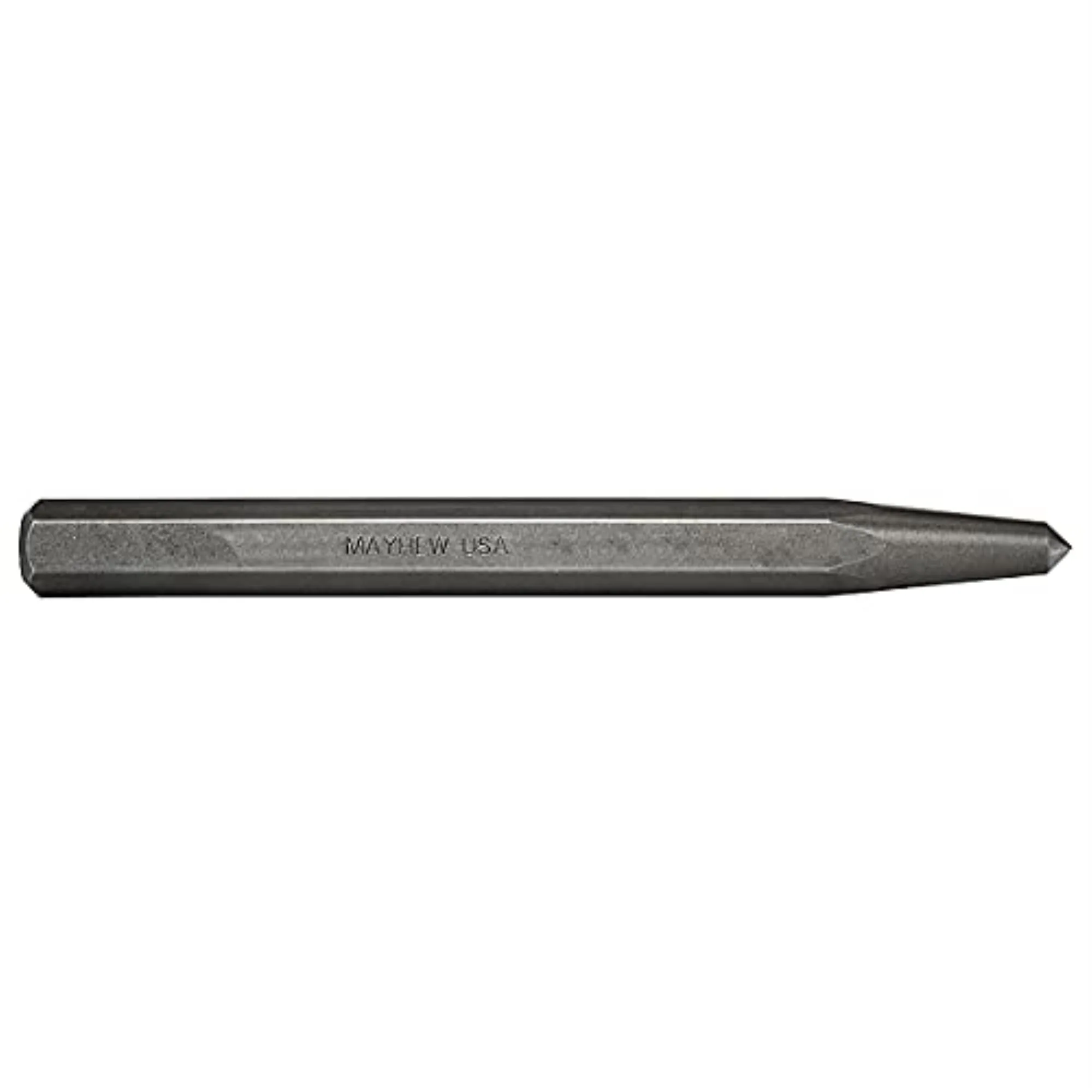 Mayhew Tools Center Punches, Shot-Blast Finish, Hex Body