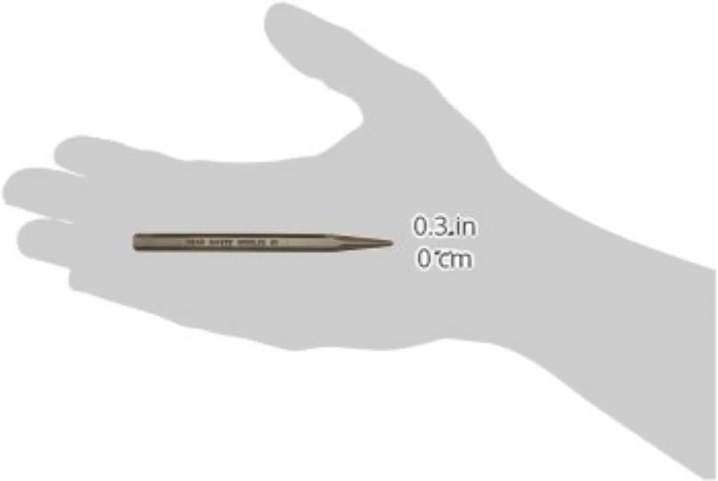 Mayhew Tools Center Punches, Shot-Blast Finish, Hex Body