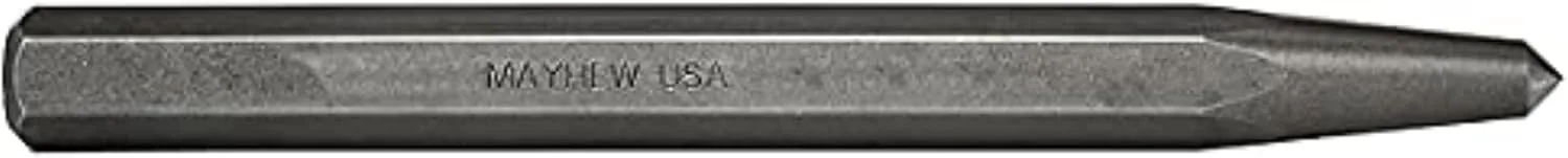 Mayhew Tools Center Punches, Shot-Blast Finish, Hex Body