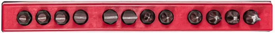 12 PC SLOTTED & PHILLIPS- BIT SET