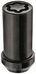 McGard 25112 Black (M14 x 1.5 Thread Size) Tuner Style Cone Seat Wheel Lock, (Set of 4)
