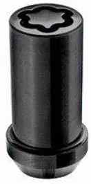 McGard 25116 Black (M14 x 1.5 Thread Size) Tuner Style Cone Seat Wheel Lock Set of 4