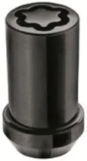 McGard 25540BK Black (1/2"-20 Thread Size) Tuner Style Cone Seat Wheel Lock, (Set of 5)