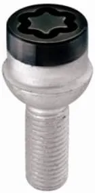 McGard 28318 Black Bolt Style Radius Seat Lock Bolt Set (M14 x 1.5 Thread Size)- Set of 4