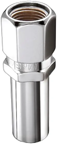 McGard 63001 Chrome Racing 1.365" Shank Style Lug Nut Set (7/16" - 20 Thread Size) - Set of 4