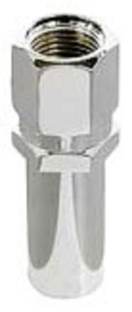 McGard 63002 Chrome Racing 1.365" Shank Style Lug Nut Set (M12 x 1.5 Thread Size) - Set of 4