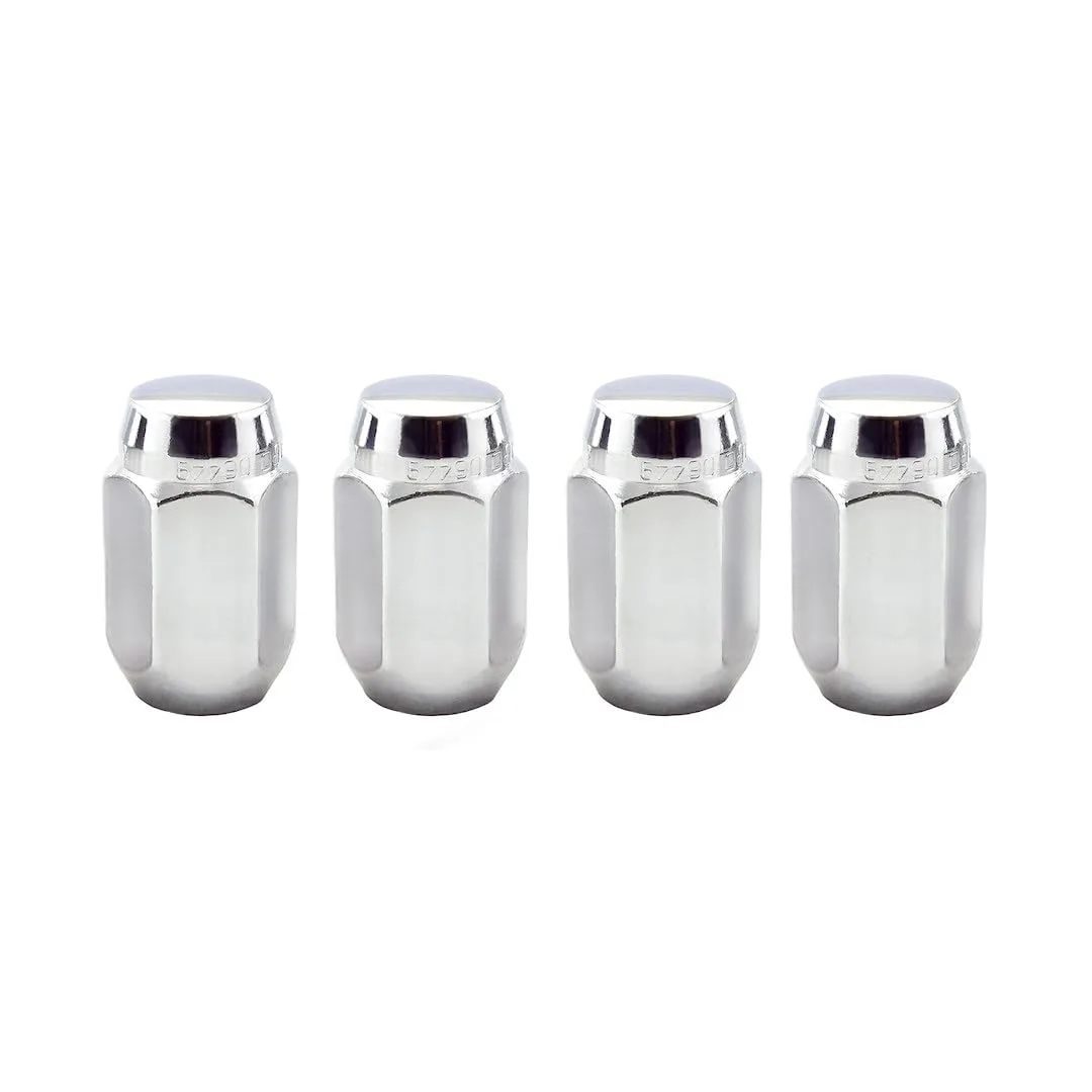 MCGARD 64000 Chrome Cone Seat Style Lug Nuts (1/2" - 20 Thread Size) - Set of 4