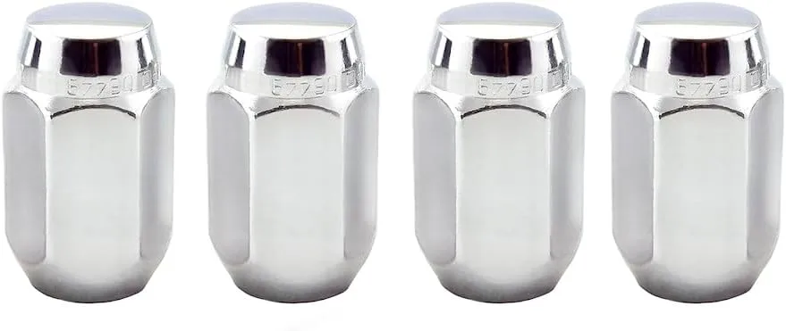 MCGARD 64000 Chrome Cone Seat Style Lug Nuts (1/2" - 20 Thread Size) - Set of 4