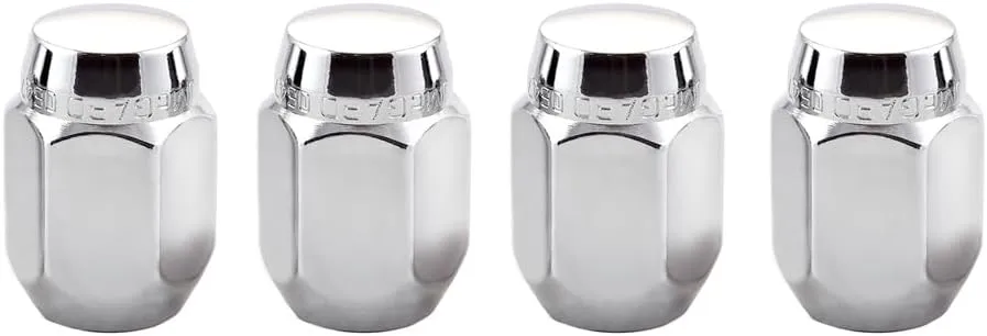 McGard 64003 Chrome Cone Seat Style Lug Nuts (M12 x 1.25 Thread Size) - Set of 4